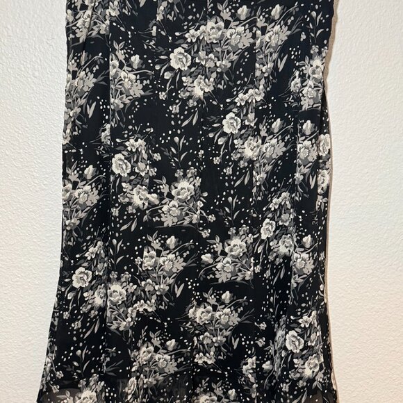 Van Heusen Y2K Floral Midi Skirt Size 10 - Picture 3 of 5